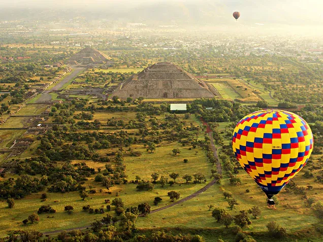 Experiencia Privada Globo Aerostático en Teotihuacán